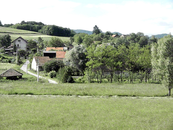 Lepoglava-Zagreb, Landschaft