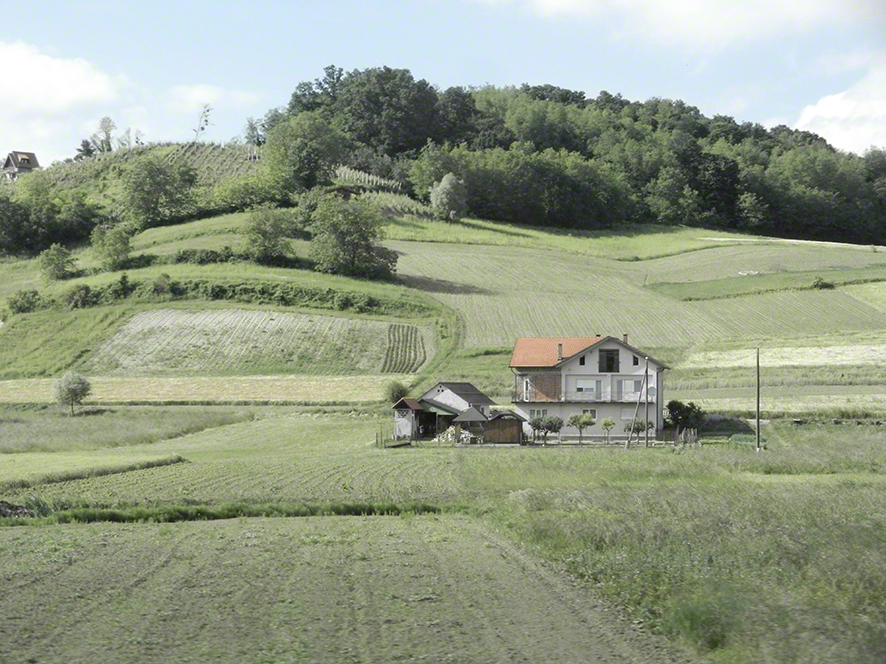 Lepoglava-Zagreb, Landschaft