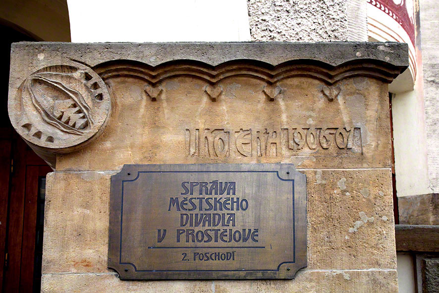 Jan Kotĕra, Theater in Prossnitz/Mähren