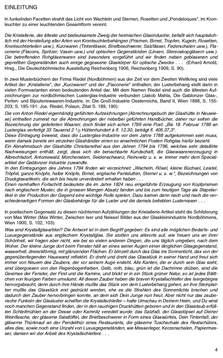 Böhmischer Lusterbehang