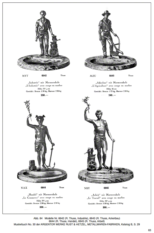 Argentor Musterbuch 30 Echte Bronzen