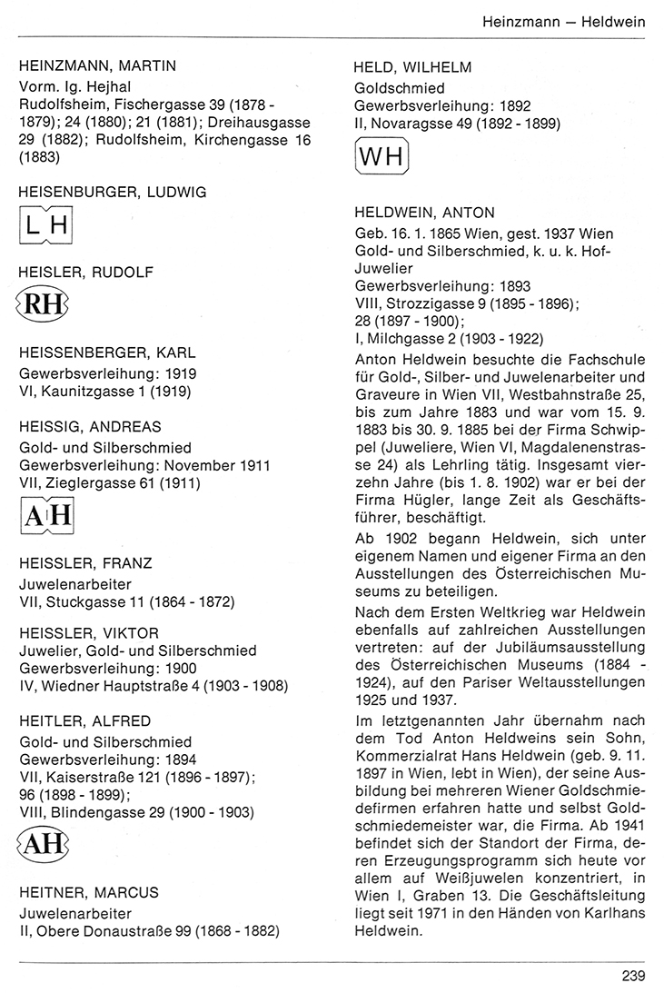 Neuwirth Lexikon Gold- und Silberschmiede I