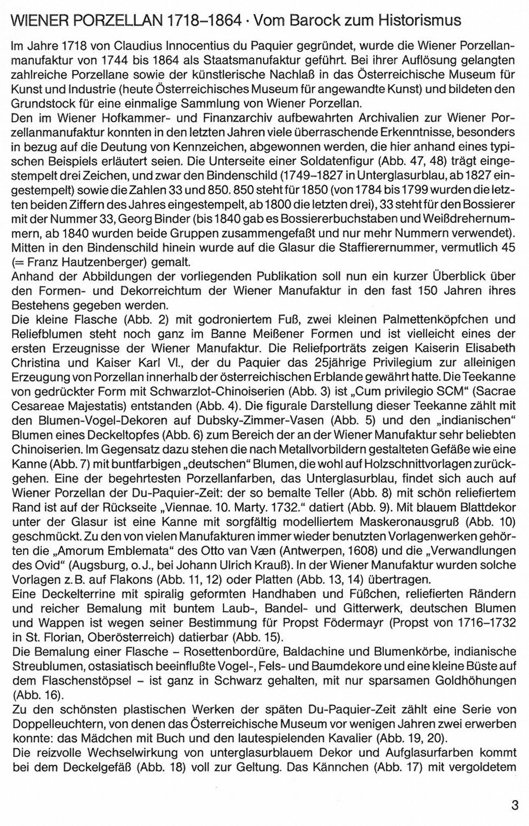 Wiener Porzellan 1983