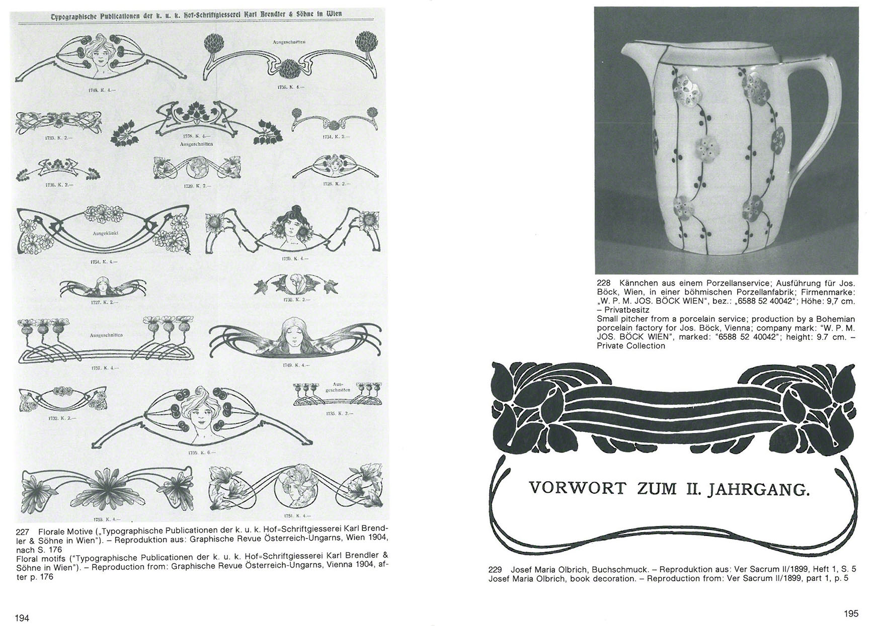 Blühender Jugendstil - Farben Formen Dekore