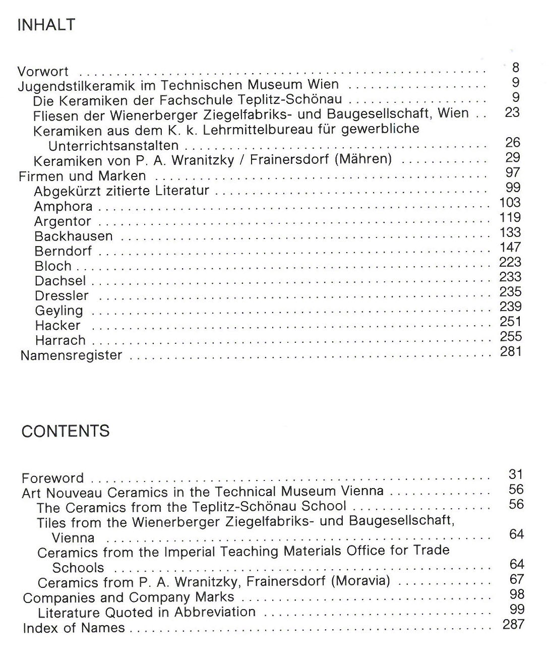 Blühender Jugendstil - Firmen und Marken