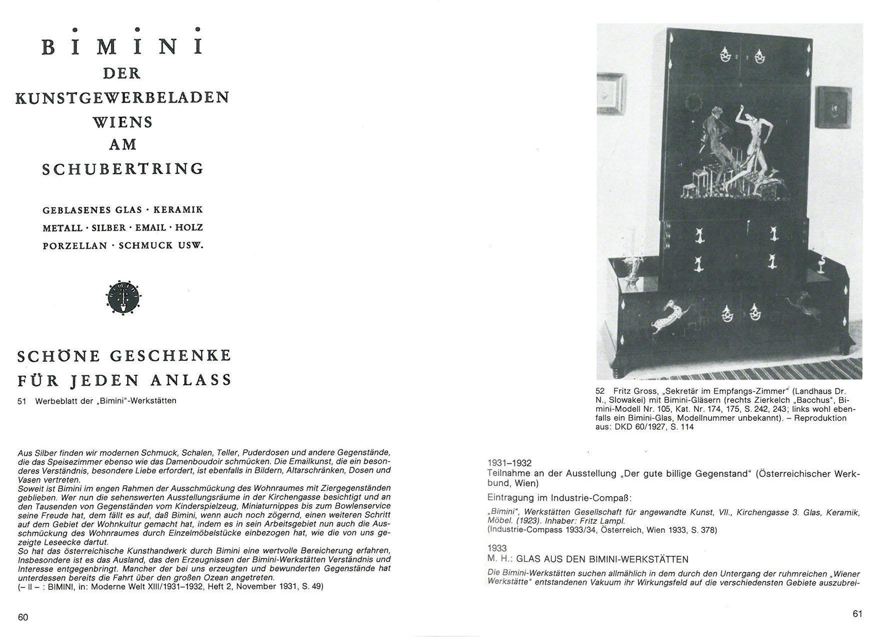 Bimini - Wiener Glaskunst Art Déco