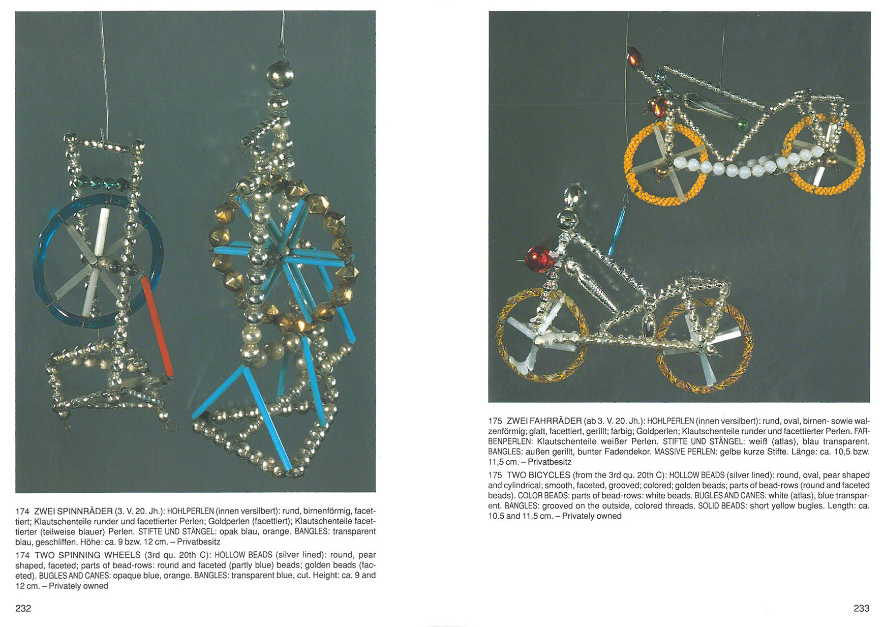Glasperlen-Christbaumschmuck