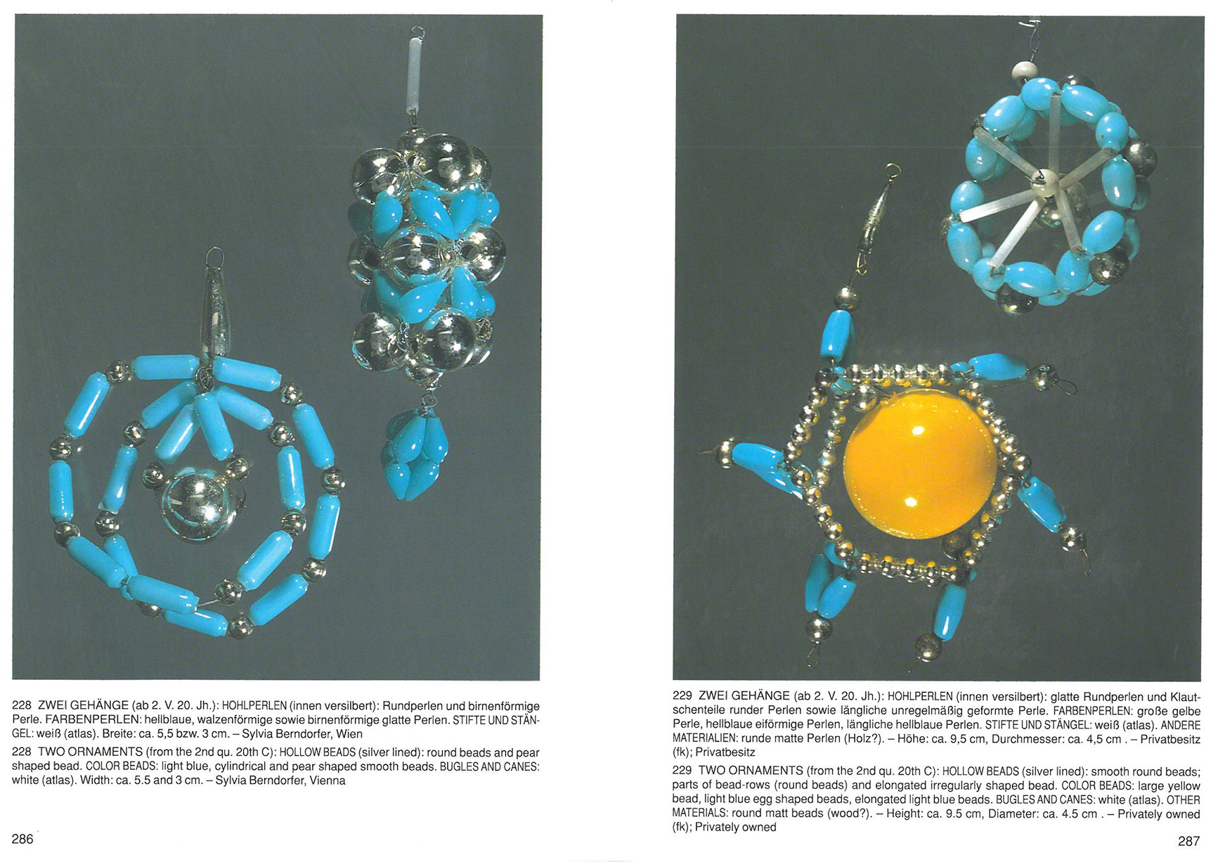 Glasperlen-Christbaumschmuck