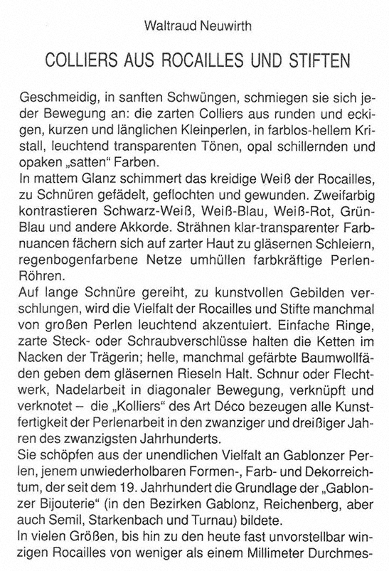 Colliers 1 - Rocailles