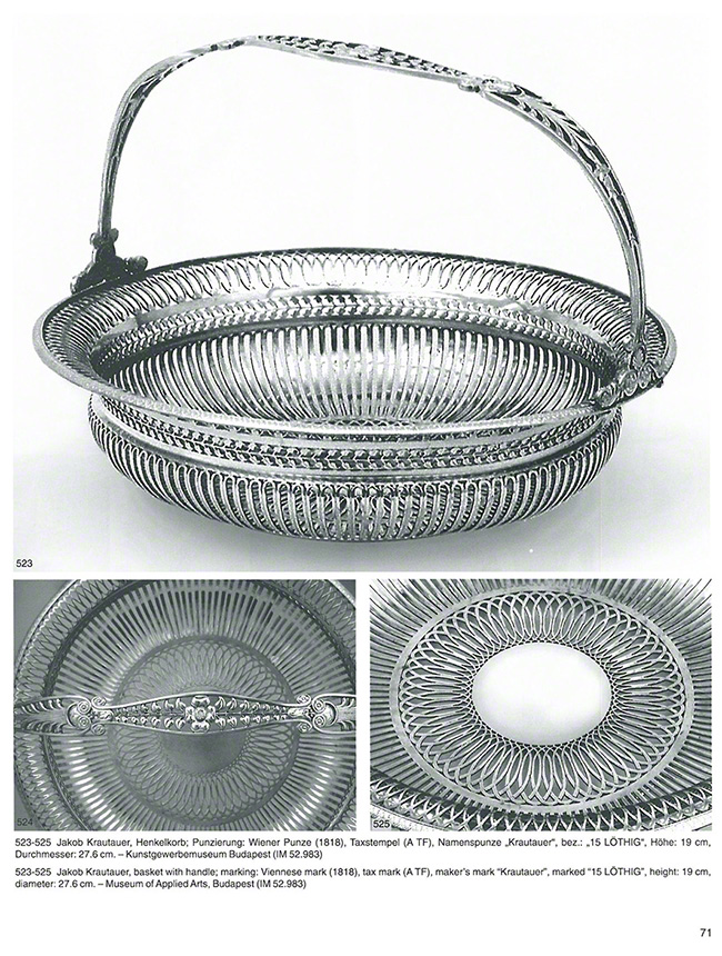 Wiener Silber Punzen 1781-1866