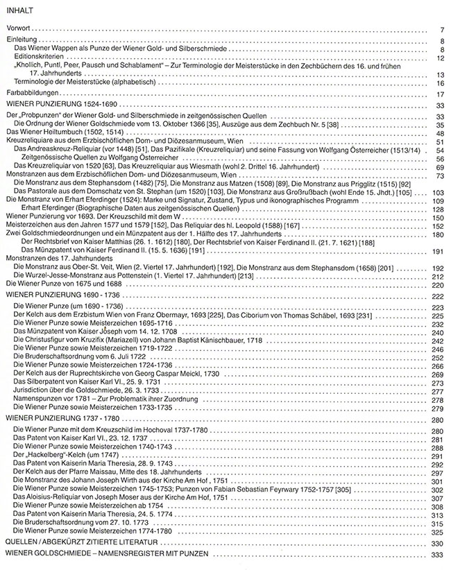 Wiener Silber 1524-1780